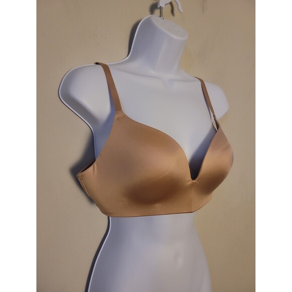 New Soma Tan Wireless Push-up Bra Sz 38B - Picture 3 of 9